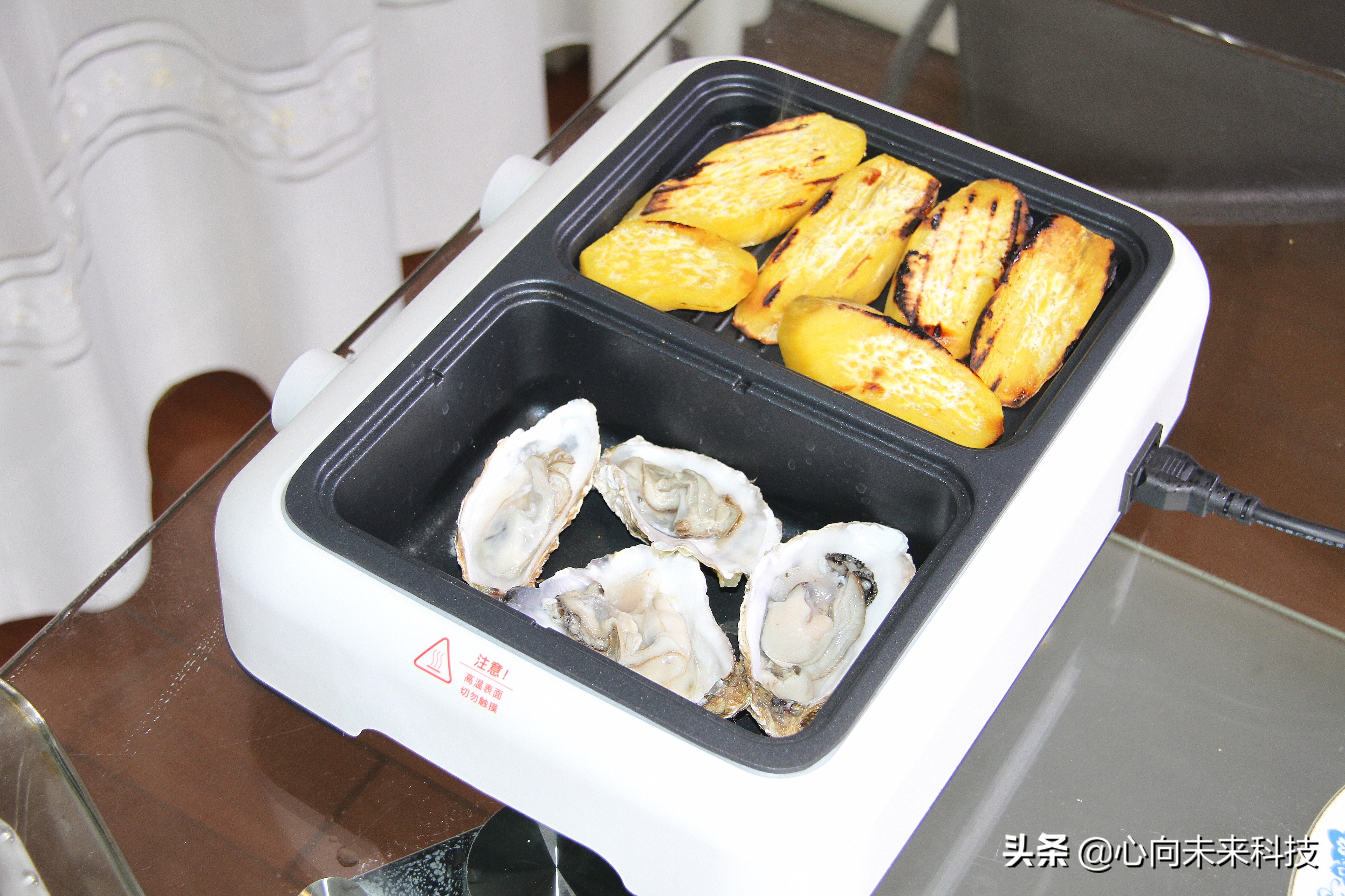 外观超萌的涮烤一体小神器——北欧欧慕多功能一体锅