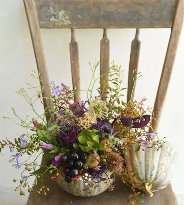 日式花艺作品,日本花店装修风格效果图