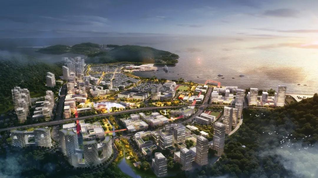 深汕合作区城市设计,滨海新城城市设计