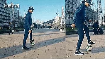 足球穿裆,足球穿裆球动作要领