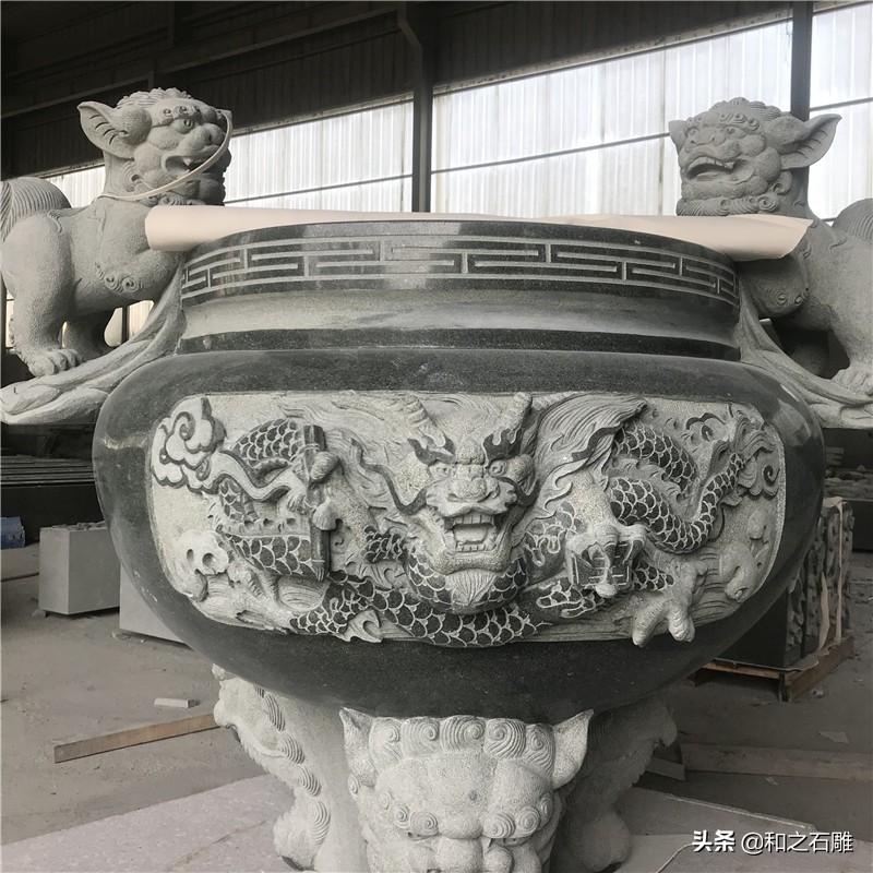 石雕香炉加工视频,厂家直销石雕香炉仿古青石香炉