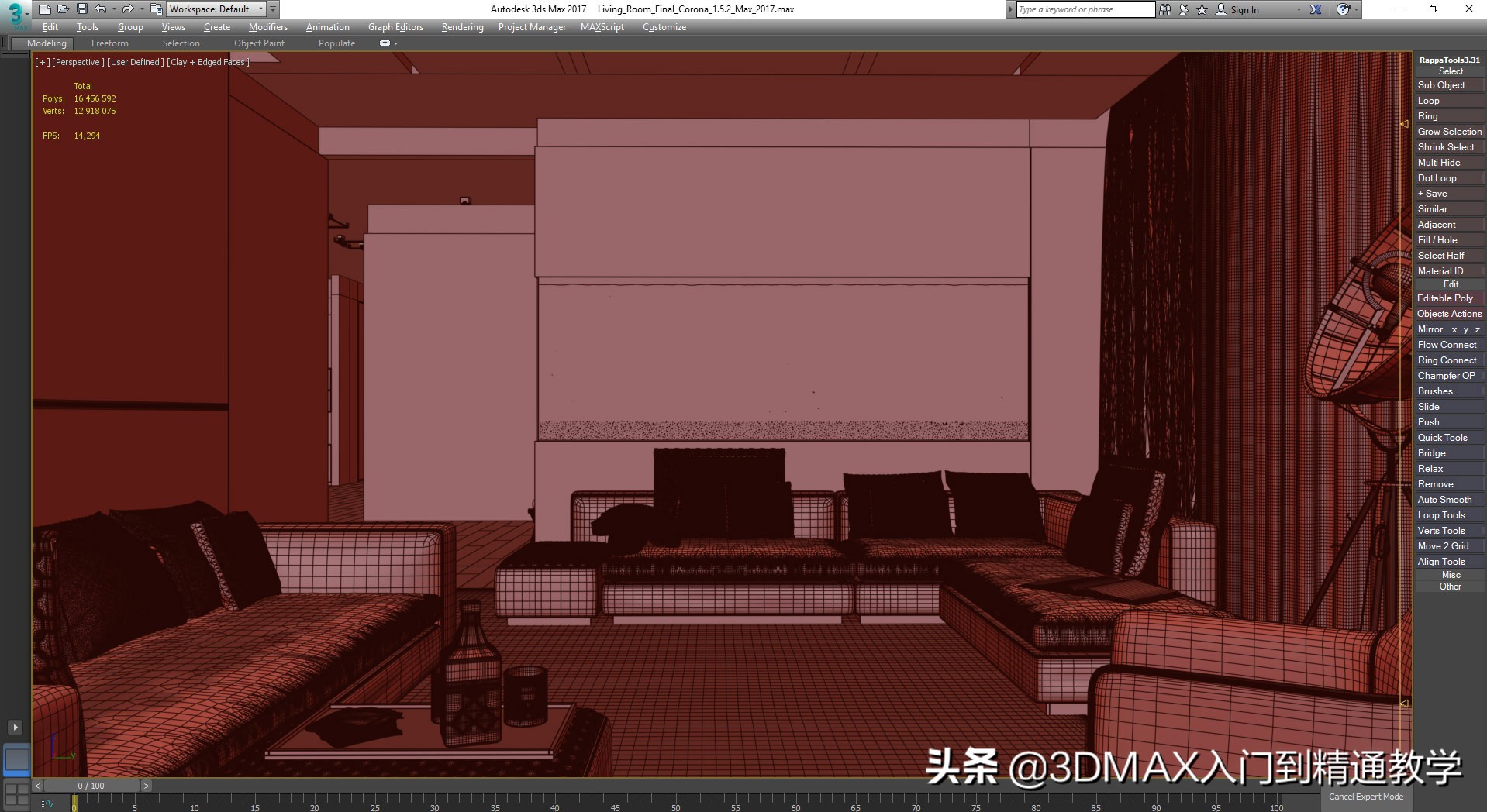 耗时8周，做的逼真现代公寓客厅，带大家看看大神的作品