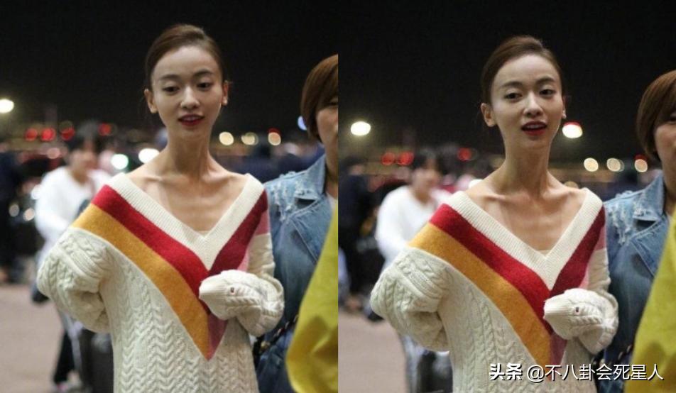 金晨颖儿姜妍环球影视城,金晨穿礼服超瘦