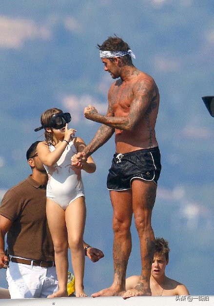 老贝贝嫂,贝克汉姆全家度假