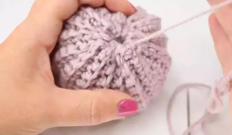 中号南瓜的钩织全教程,各种小南瓜钩织教程