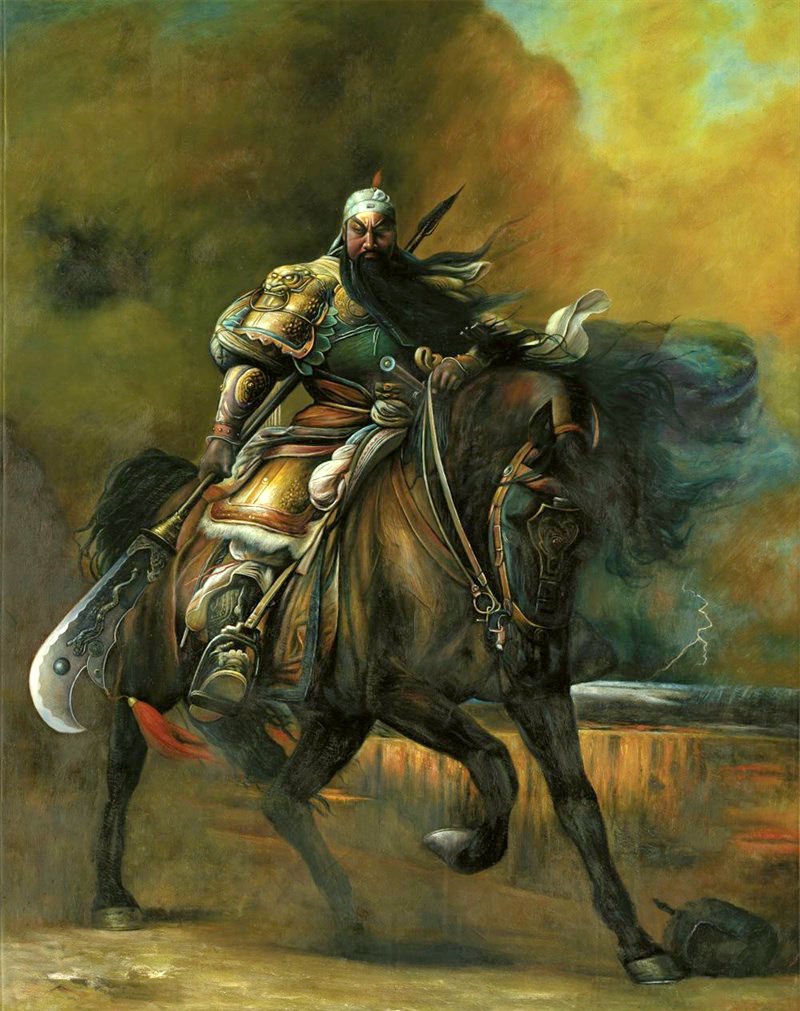 武圣关羽一生的辉煌战绩,关羽的千古武圣