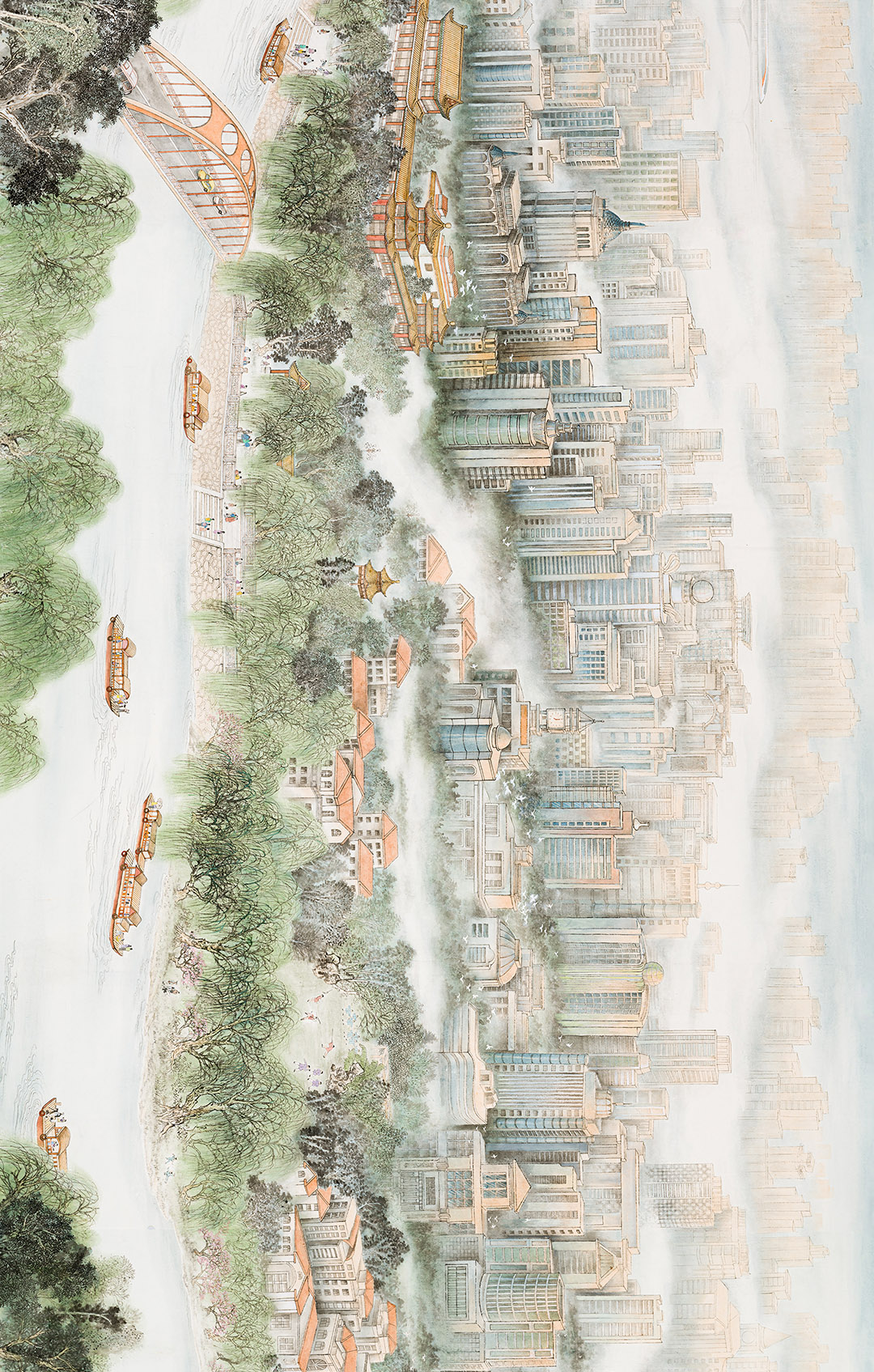 《大运沧州盛景图》主题长卷创作记（附高清大图）