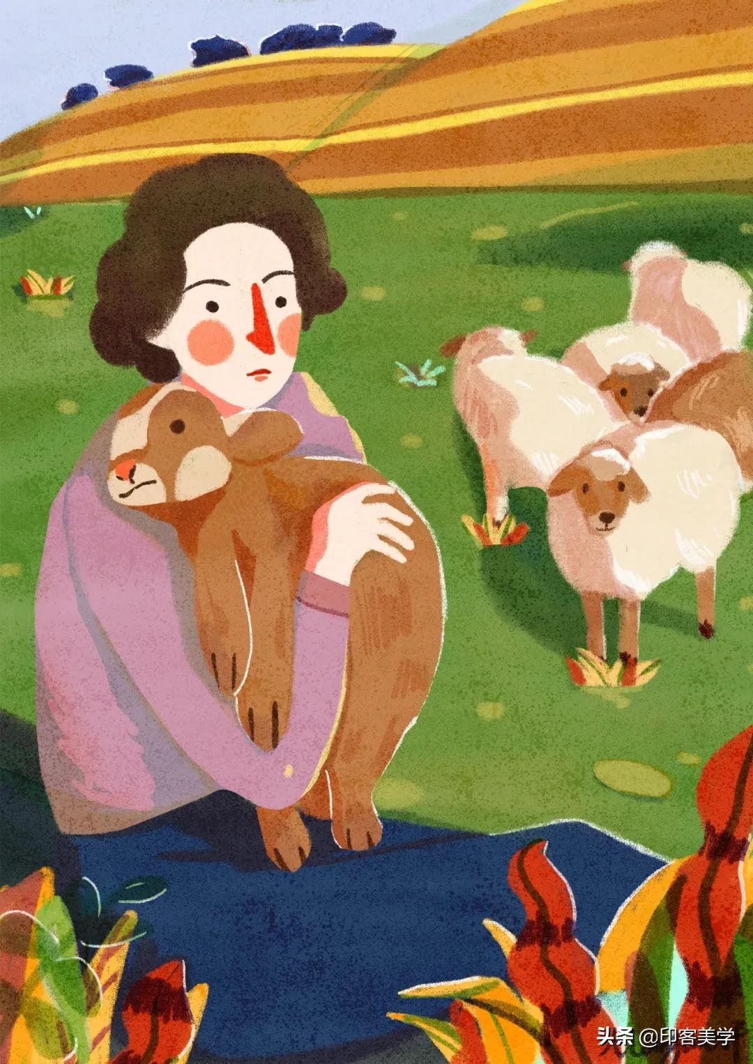 四季插画图片大全,100张唯美插画图