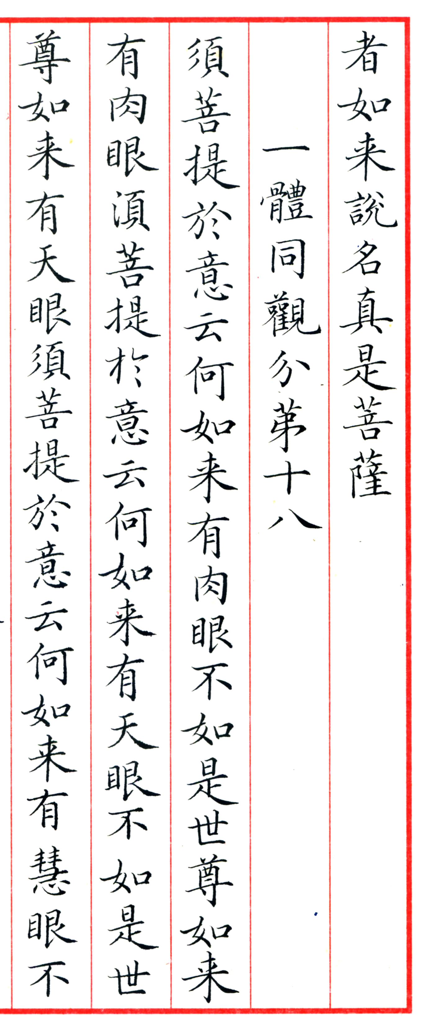 金刚经全文楷书硬笔谁抄写的最好,书法抄写金刚经