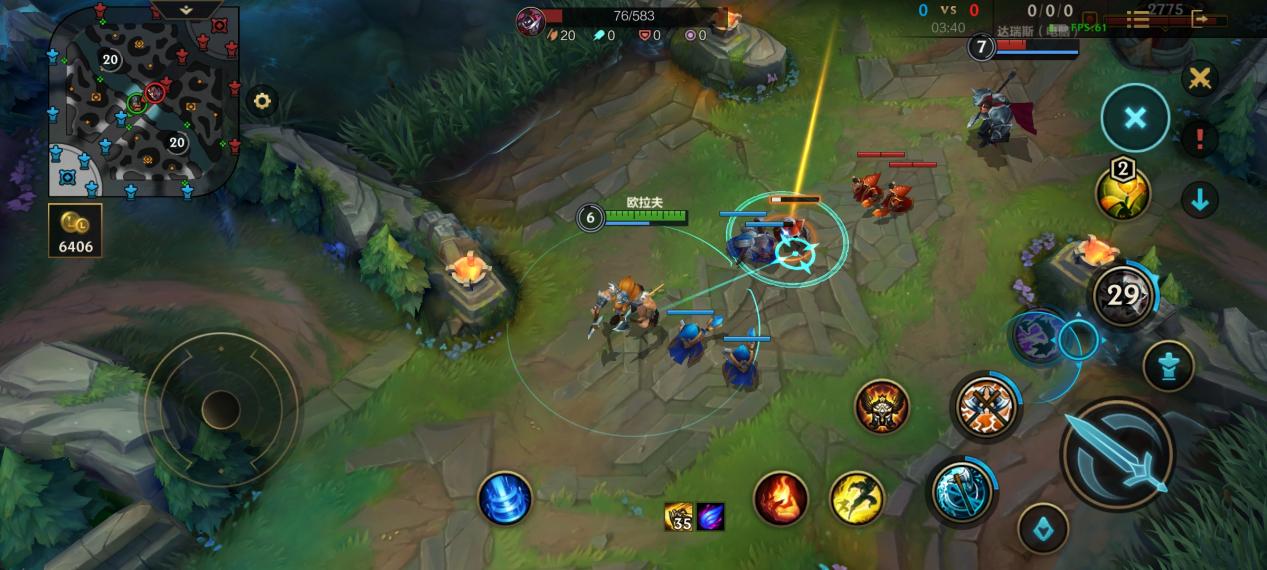 英雄联盟手游：看似笨拙的奥拉夫，却成为丝血反杀的卫冕之王