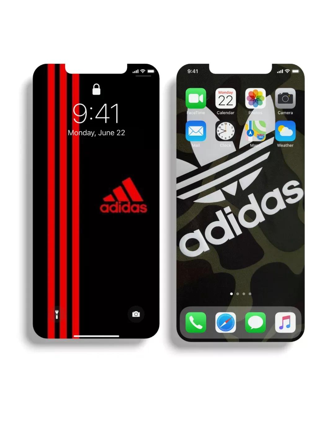 adidas炫彩壁纸高清版 (阿迪达斯超轻潮图壁纸)