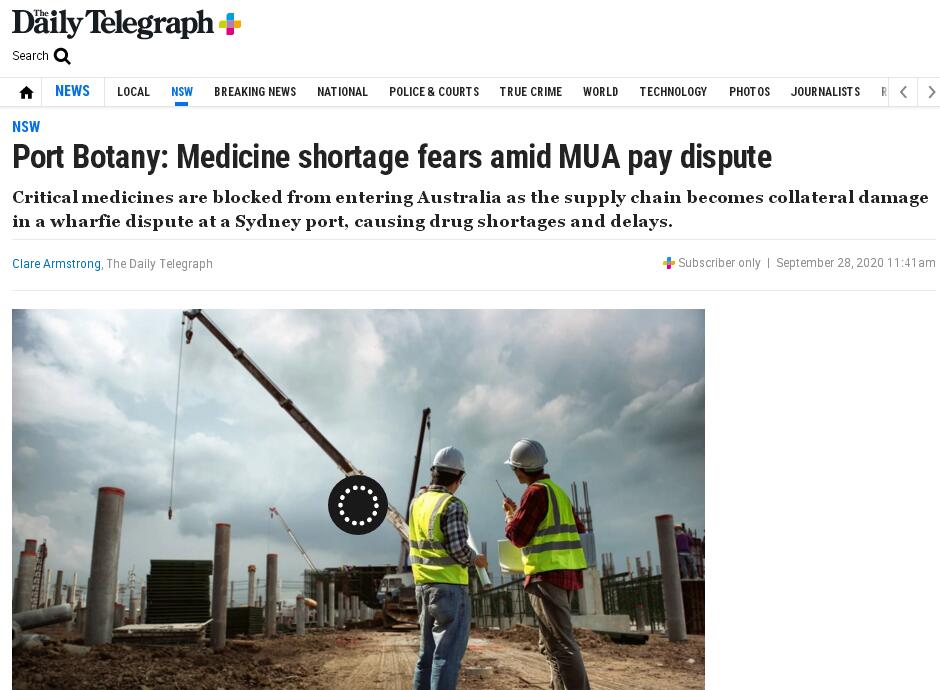 澳大利亚港口罢工何时恢复,澳大利亚港口罢工主要影响啥运输