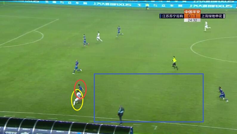 曹赟定连过五人,曹赟定单骑闯关破门