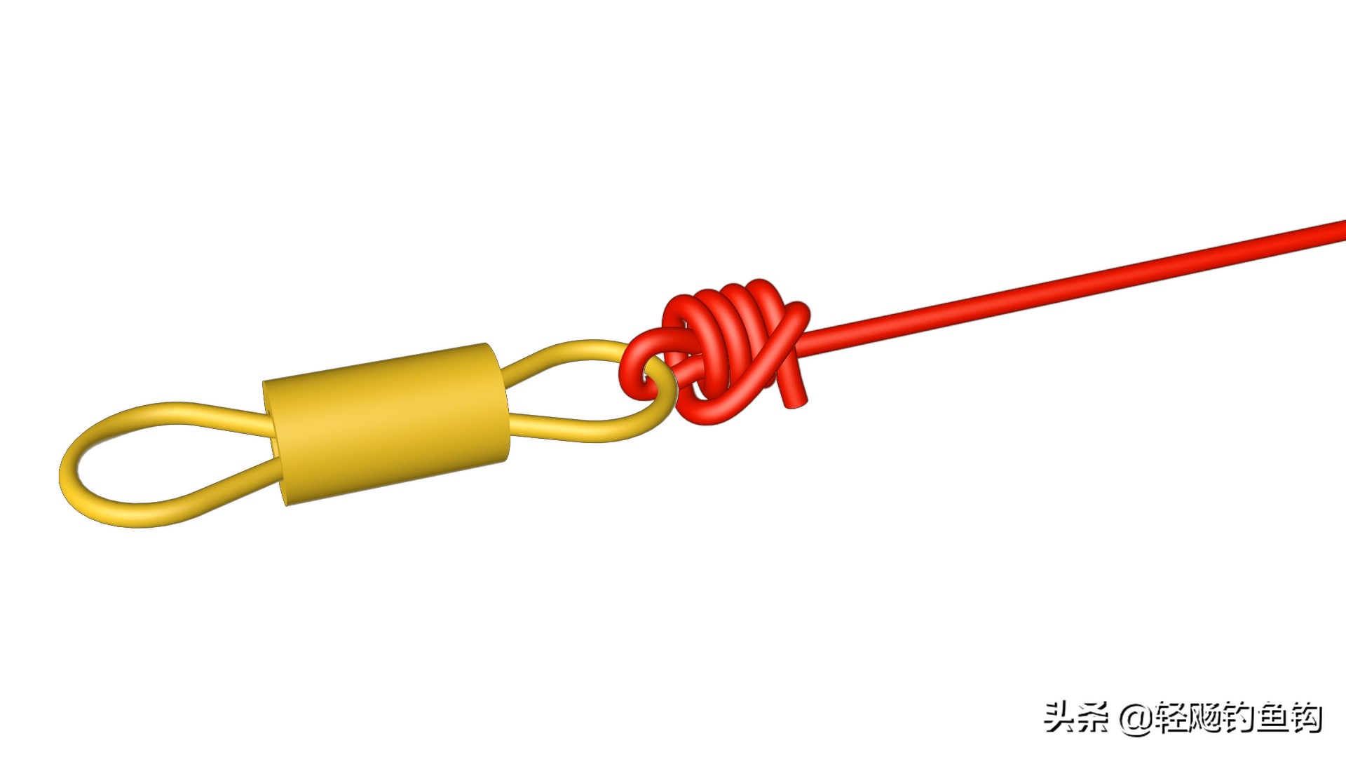 双钩子线绑8字环钓鱼后怎样收线,钓鱼子线怎么连接到8字环上