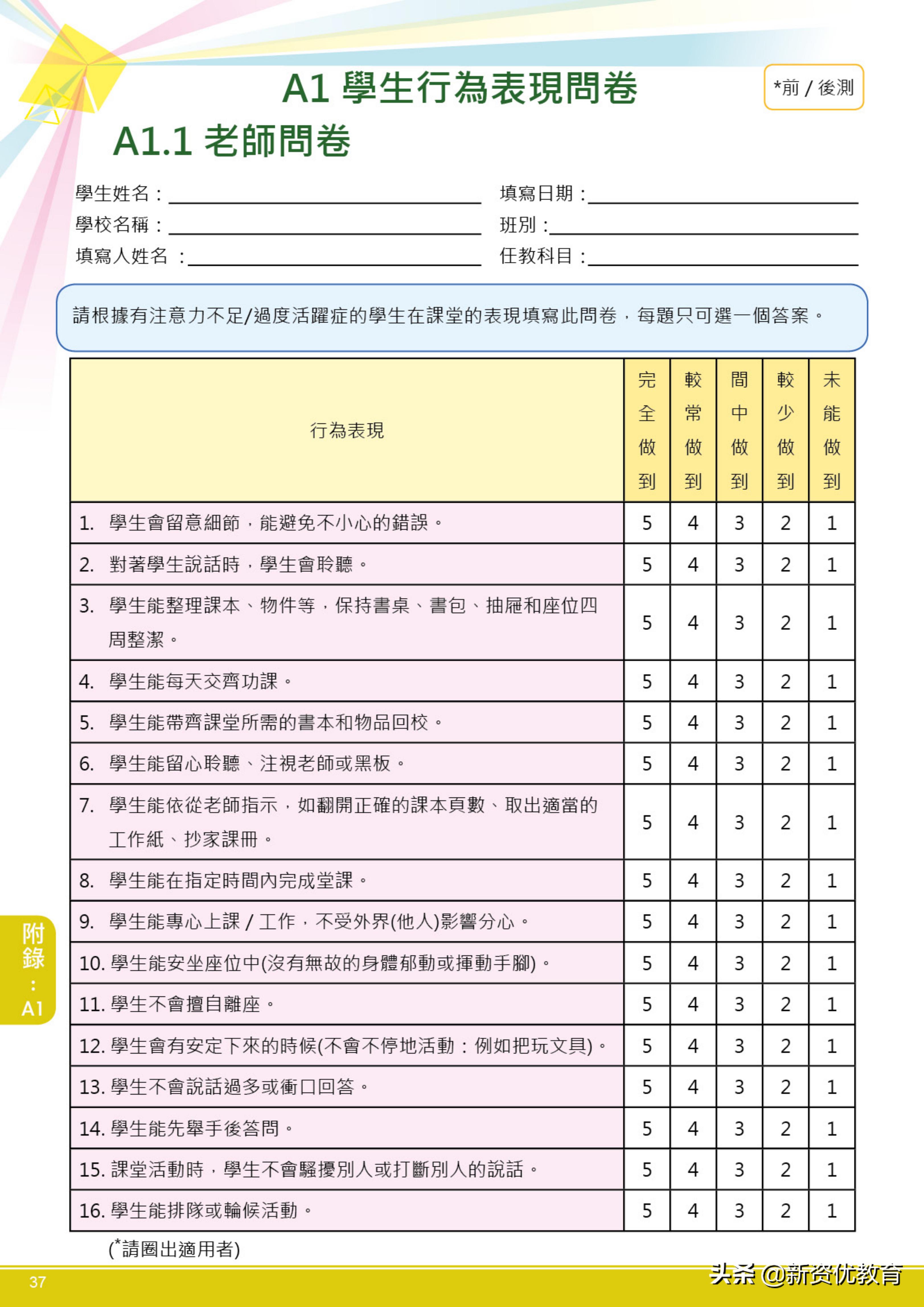 0-12岁专注力不足改善,专注力差上课走神怎么训练
