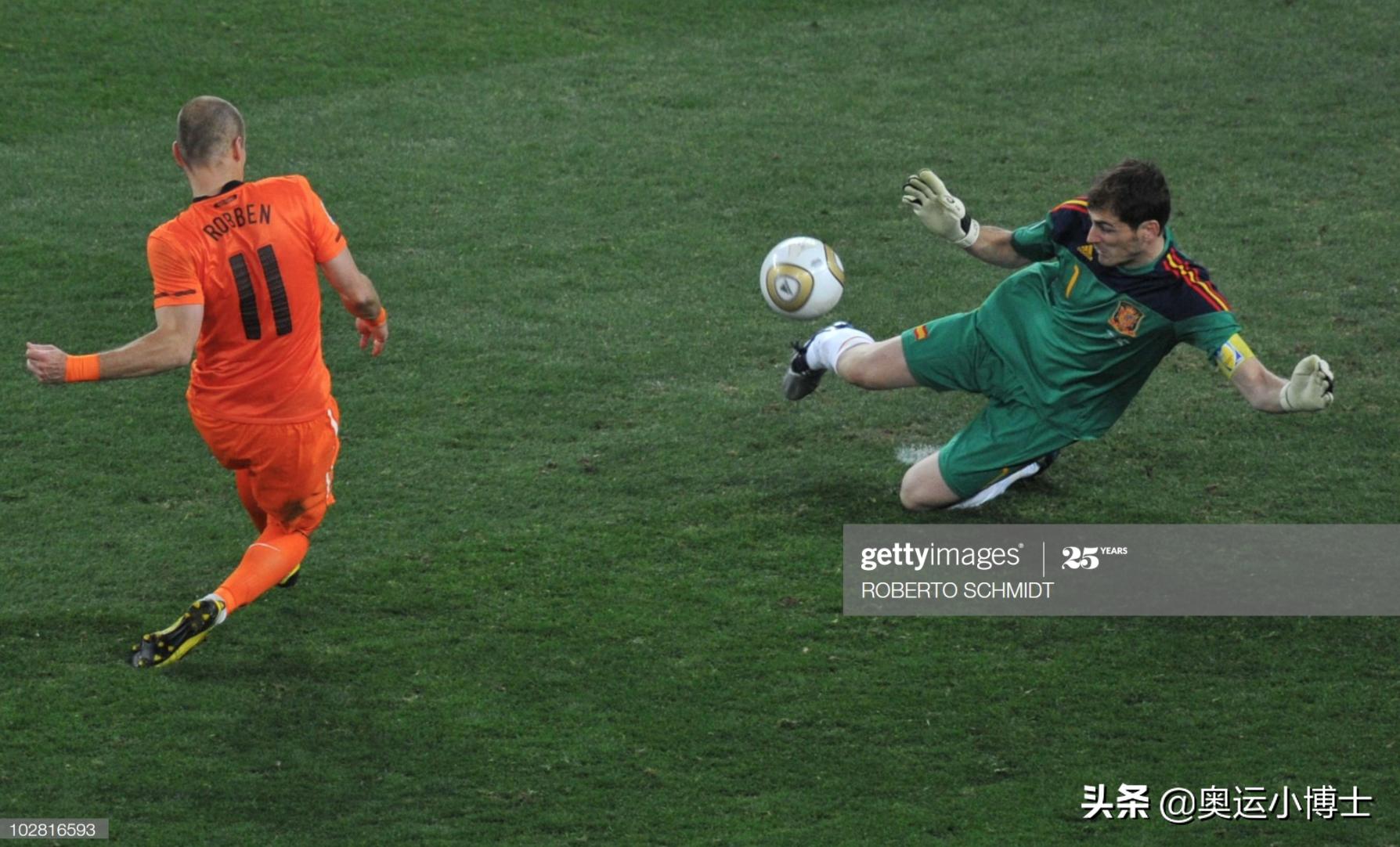 荷兰top5,罗本荷兰5-1西班牙