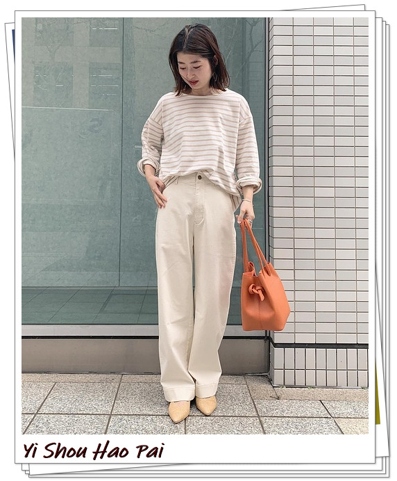 横条纹长款上衣怎么搭,横条纹长袖上衣外搭