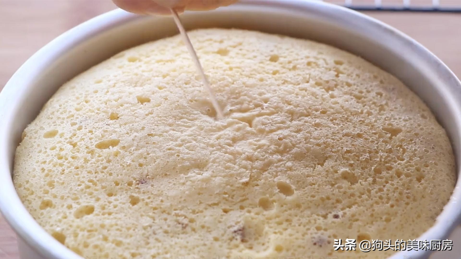 电饭煲自制简单的蛋糕不用烤箱,蛋糕制作无烤箱无电饭煲