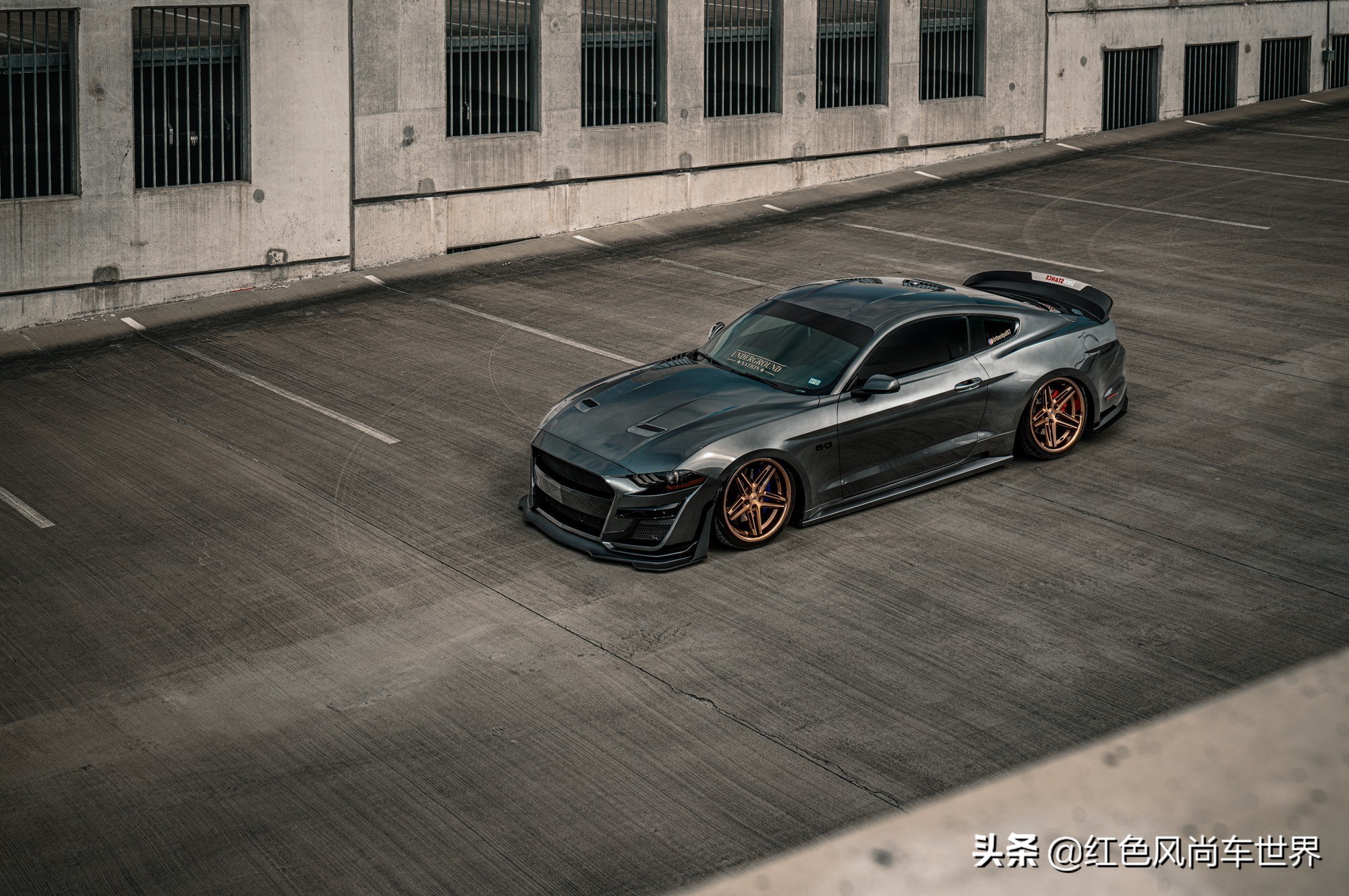 福特野马宽体谢尔比,锻造轮毂福特野马