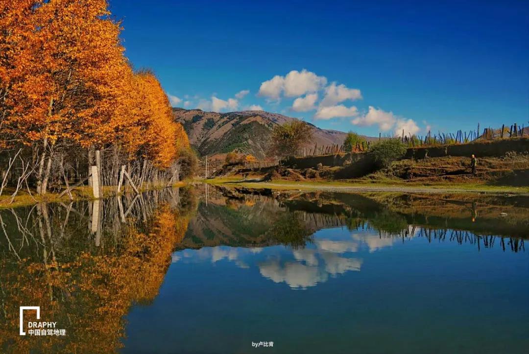 川西赏秋自驾游最佳路线图,川西最美秋色环线