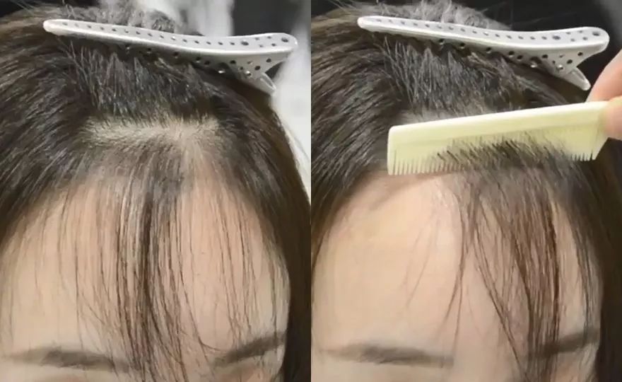 发型师必学的几款刘海教程,韩式八字刘海吹头发方法