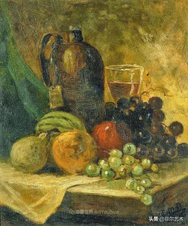 欧洲田园油画风景图片大全,古典油画风景美丽乡村