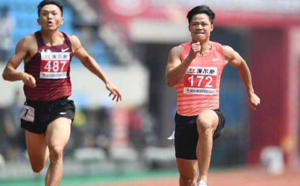 霸道的苏炳添！9秒98夺冠天才少年10秒22谢震业10秒15