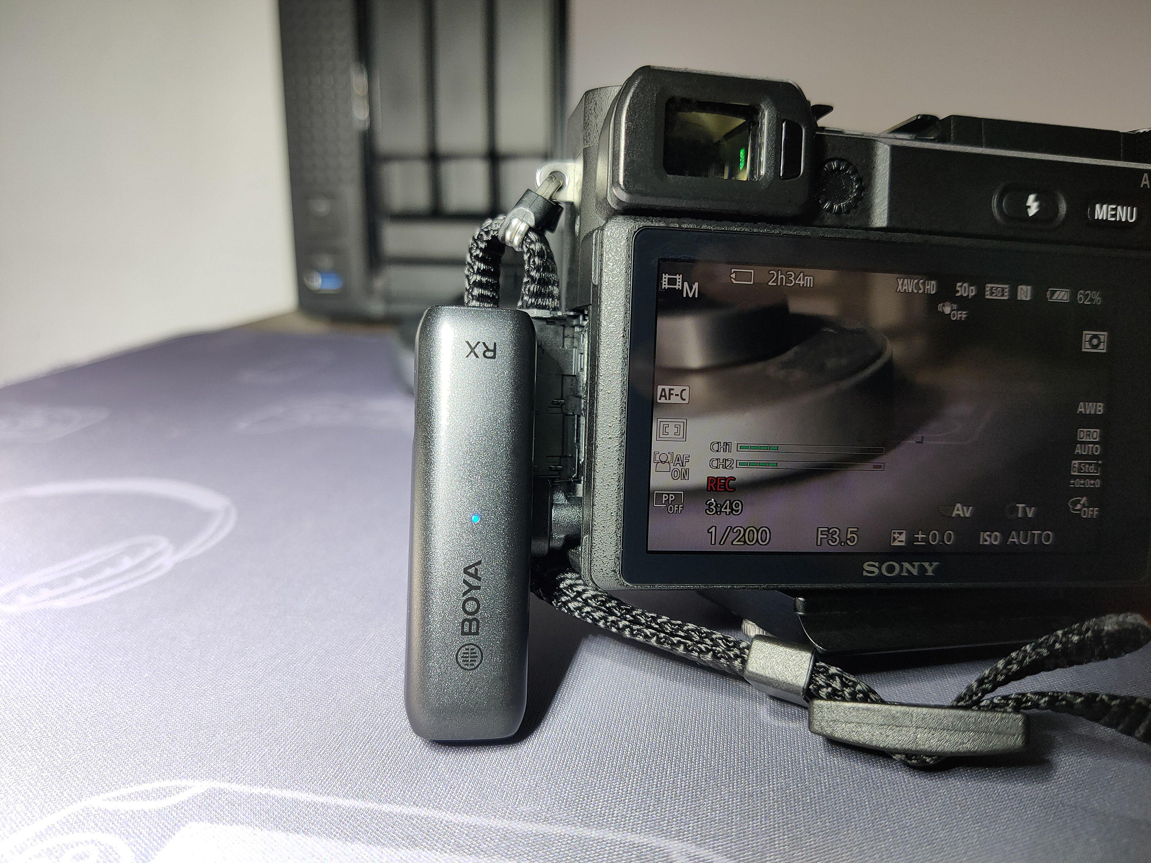 博雅by-wm3t无线麦克风,boya户外收音设备