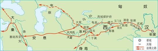 丝绸之路的起源地在哪里,讲解一下丝绸之路的来源