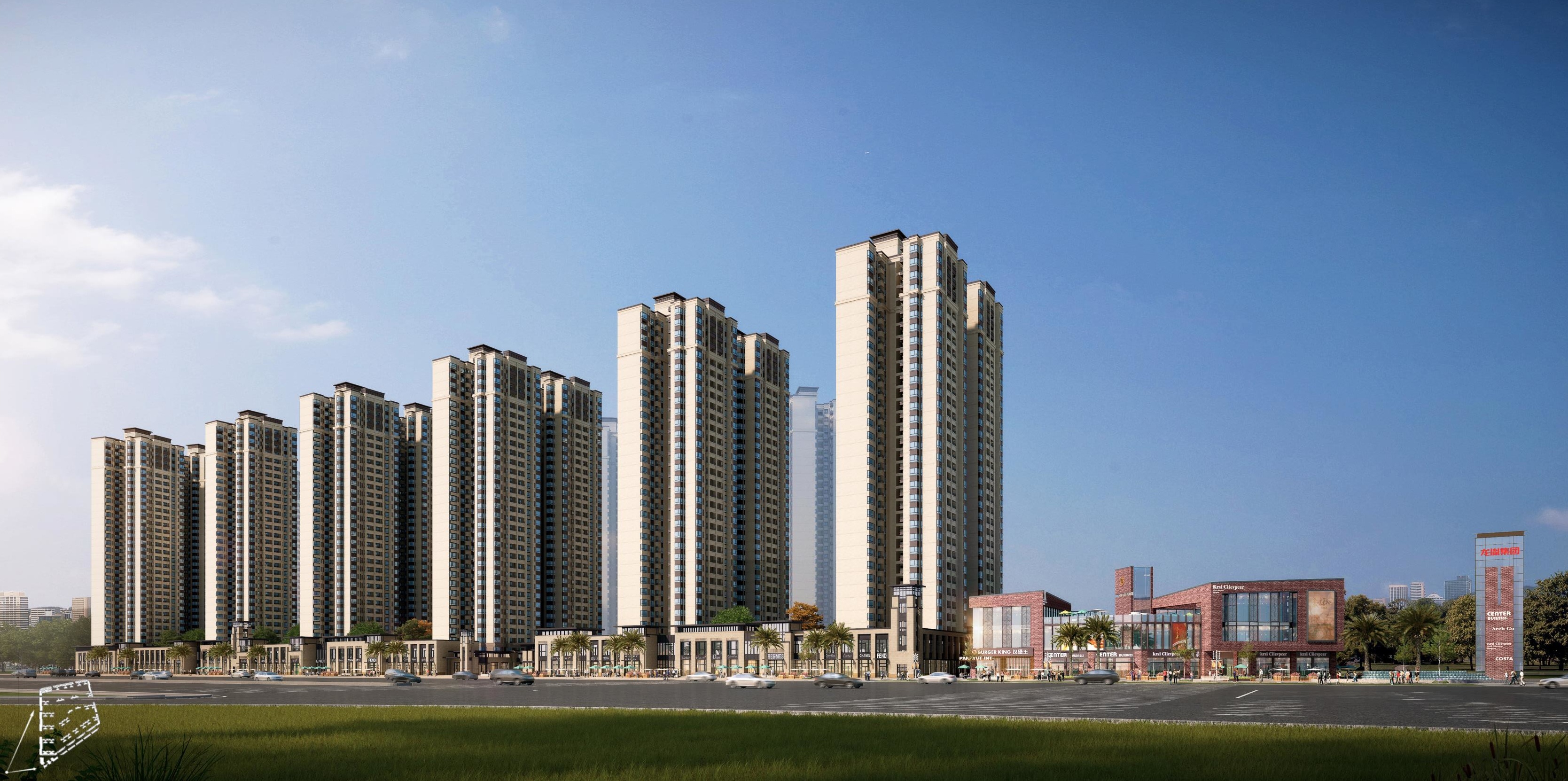 大宸设计：商住综合体设计·灵山龙胤城·昊成新天地