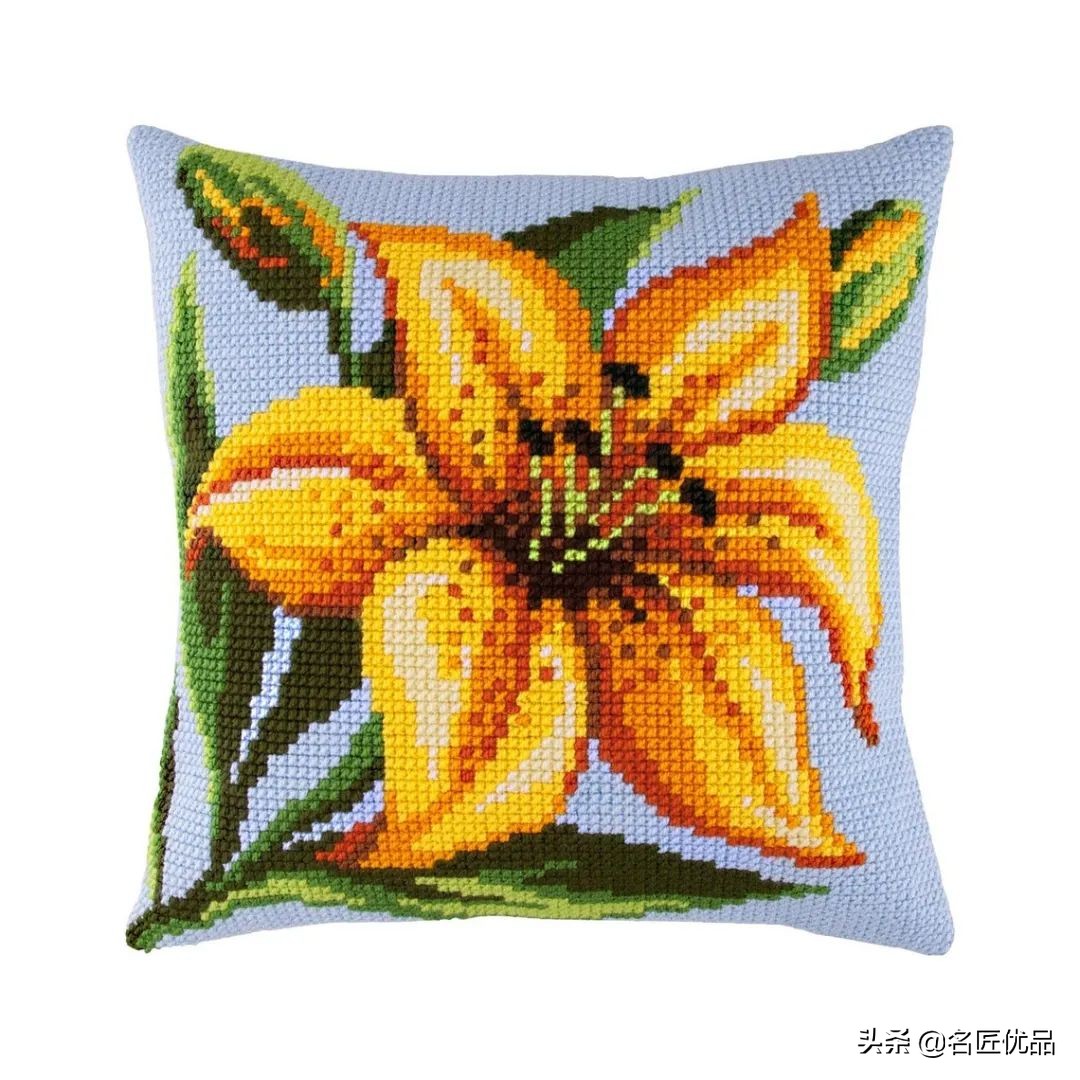 旧物利用!毛线用不完就用来刺绣,这才是十字绣最让人佩服的绣法