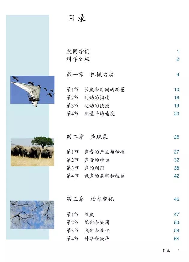 人教版八年级上册物理书暑假预习,初二上册物理预习合集