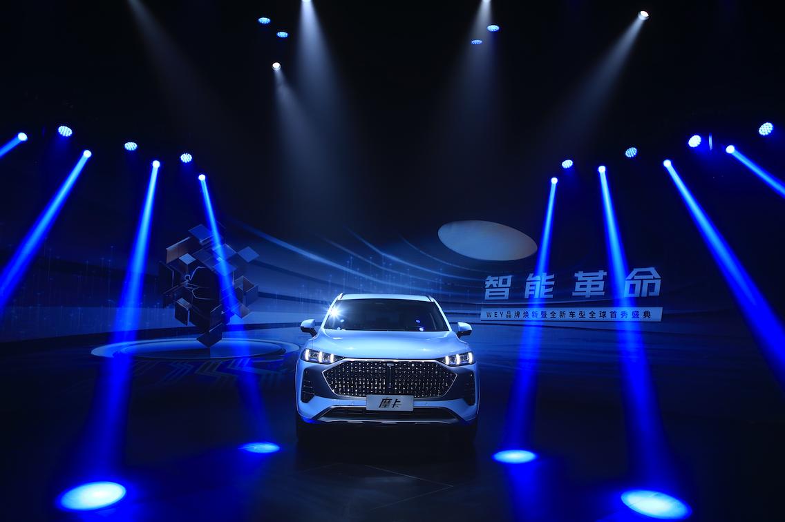 新车速递wey全新旗舰suv摩卡,wey摩卡全球首秀高能