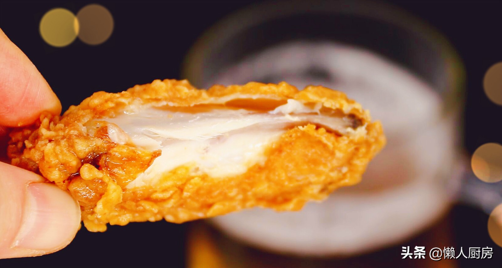 用炸鸡裹粉做脆皮炸鸡的方法,怎么做炸鸡让人吃了还想吃