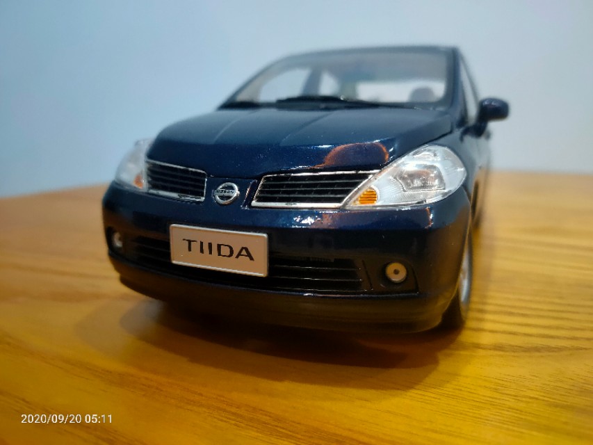 日产骐达老款汽车模型,14岁的暖男