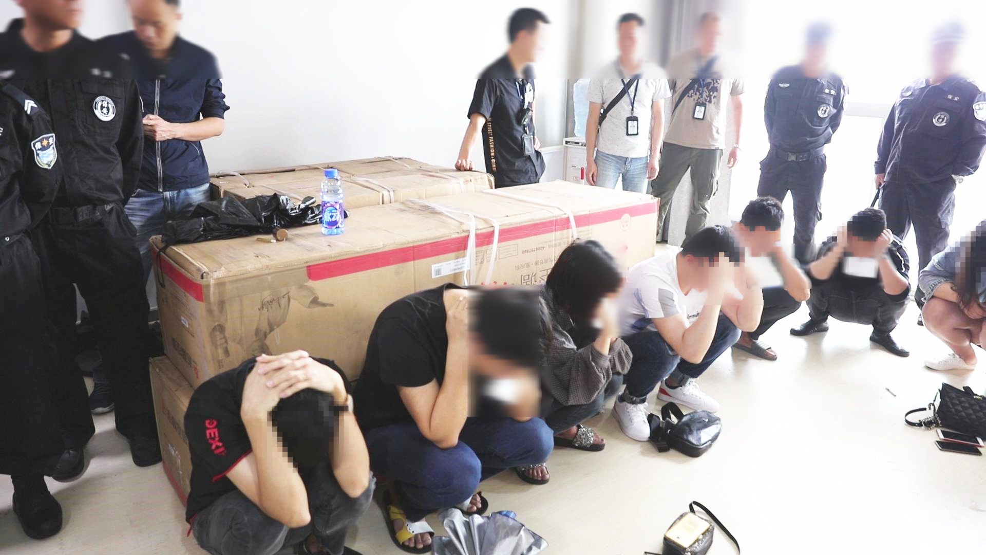 67名嫌疑人落网!广州黄埔警方撕破销售型诈骗团伙“画皮”