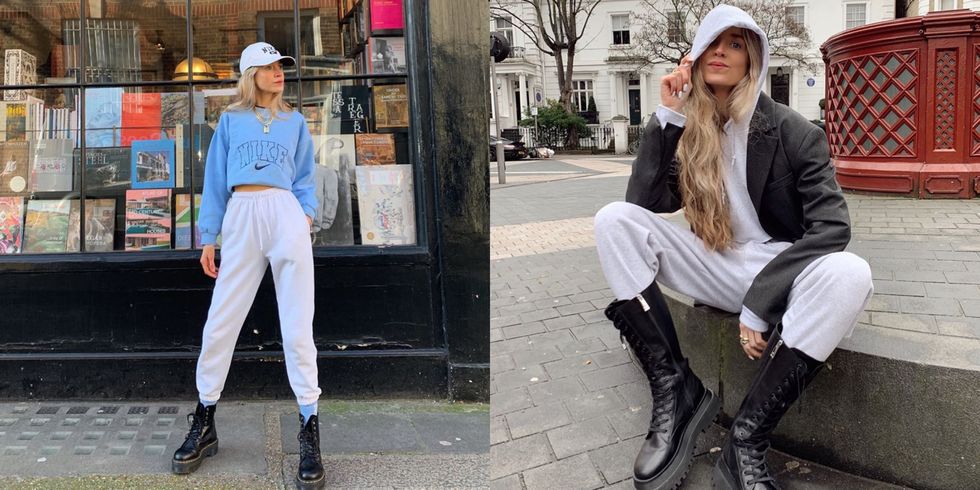 高街潮流慵懒风运动裤,高街ins潮裤子运动裤