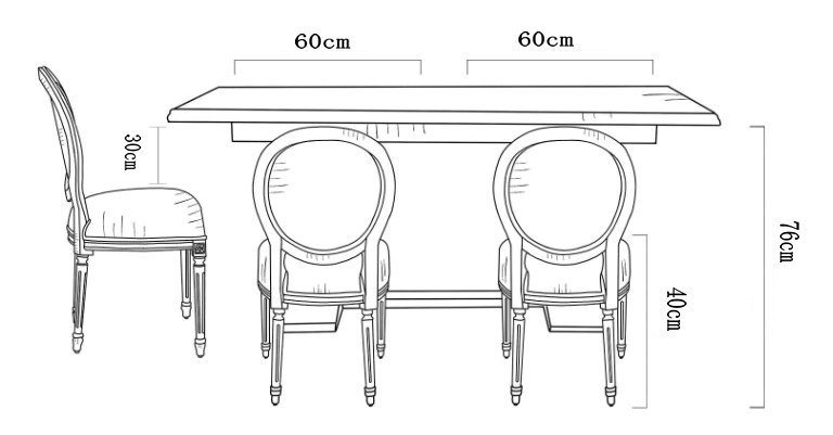 小客厅餐桌椅怎么选,法式装修家具餐桌椅
