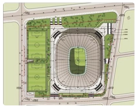 上港浦东足球场效果图,上海浦东足球场最近的比赛