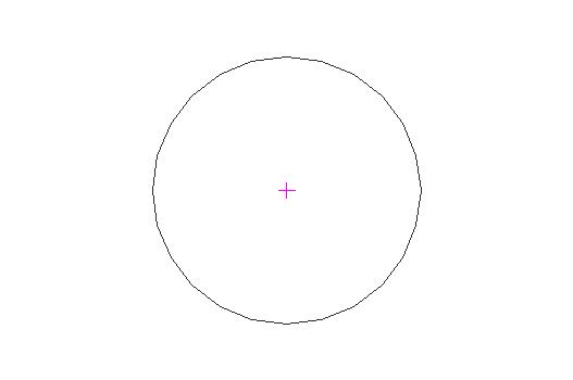 autocad圆心偏移,CAD圆心标注