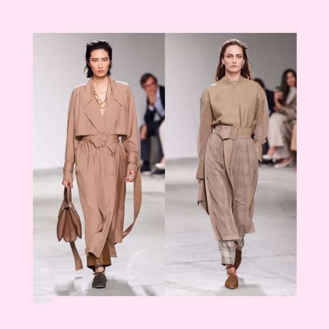 黑色和深咖色哪种颜色适合秋冬穿,浅的奶茶色在冬天里穿颇显氛围感