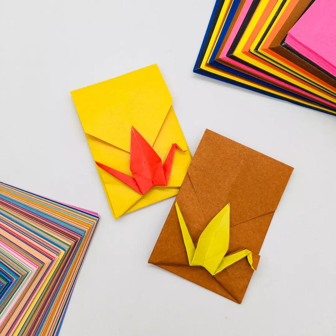 千纸鹤信封的折法简单慢动作,迷你千纸鹤的折法