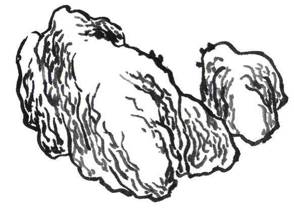 山石的常用皴法,山石的各种皴法介绍