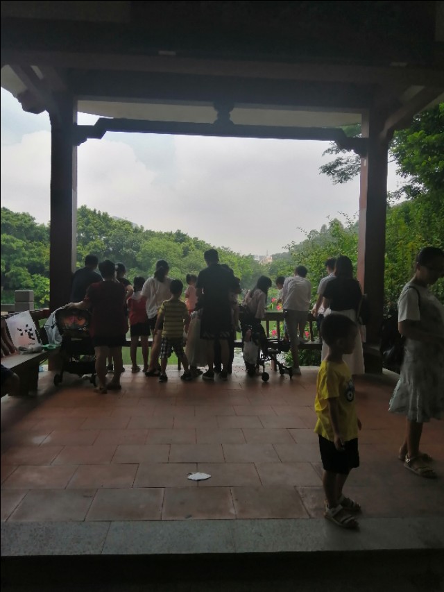 东莞旗峰公园掠影,东莞旗峰公园大体俯视图片