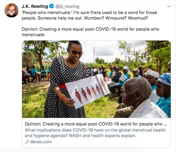 jk罗琳新言论,jk罗琳因不当言论惹争议