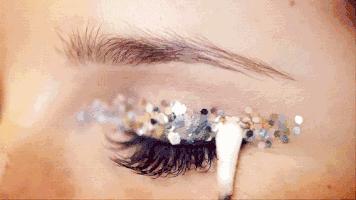 美妆新手教程眼妆怎么画,儿童妆舞台妆上亮片教程