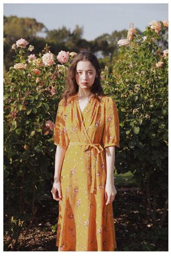 气质系带连衣裙,气质系带收腰连衣裙