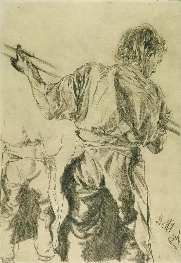 解析速写模范生门采尔，学习速写综合技法！|LAO大师