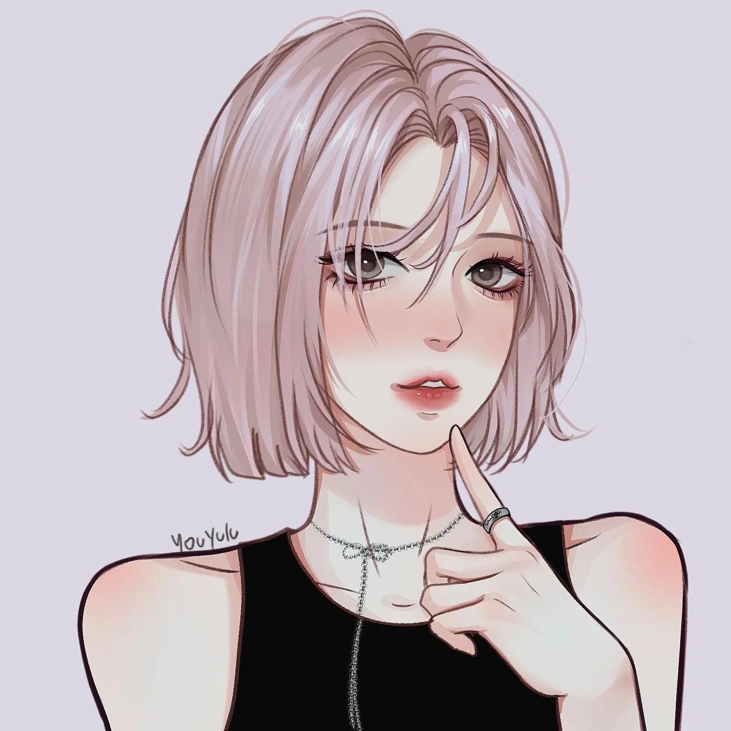 微信头像动漫卡通唯美女生,微信头像图片女动漫可爱抖音