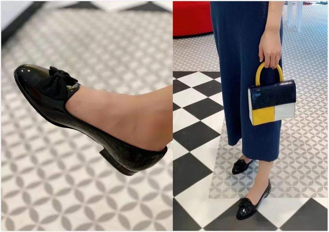 法国玛丽珍鞋学生穿,法式蝴蝶结玛丽珍鞋